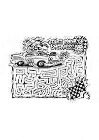 Druckbare Labyrinthe - Labyrinth 128