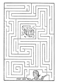 Druckbare Labyrinthe - Labyrinth 168
