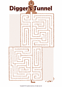 Druckbare Labyrinthe - Labyrinth 176