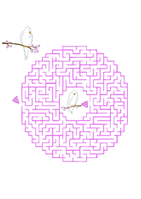 Druckbare Labyrinthe - Labyrinth 96