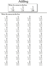 Arbeitsblätter der ersten Klasse - Arbeitsblatt 194