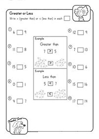 Arbeitsblätter der ersten Klasse - Arbeitsblatt 7