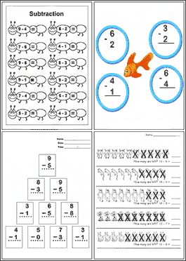 Subtraktion (bis zu 10)