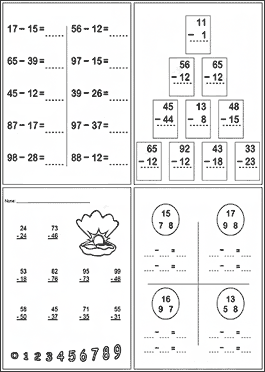 Subtraktion (fortgeschritten)