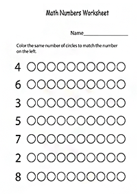 Kindergarten Arbeitsblätter - Arbeitsblatt 11