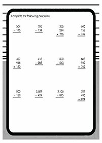 Addition für Kinder - Arbeitsblatt 111