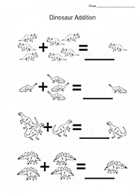 Einfache Addition für Kinder - Arbeitsblatt 1