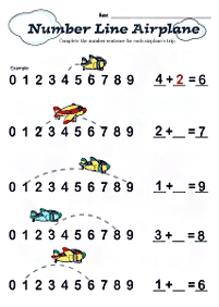 Einfache Addition für Kinder - Arbeitsblatt 18