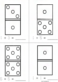 Einfache Addition für Kinder - Arbeitsblatt 29