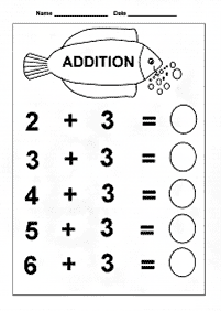 Einfache Addition für Kinder - Arbeitsblatt 31