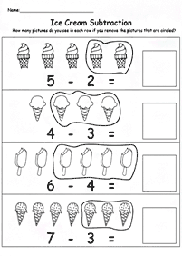 Einfache Math für Kinder - Arbeitsblatt 14