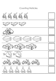 Einfache Math für Kinder - Arbeitsblatt 15