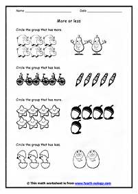Einfache Math für Kinder - Arbeitsblatt 187