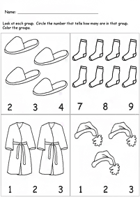 Einfache Math für Kinder - Arbeitsblatt 199