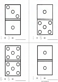 Einfache Math für Kinder - Arbeitsblatt 8