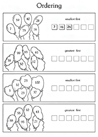 Math für Kinder - Arbeitsblatt 103