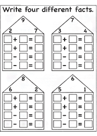 Math für Kinder - Arbeitsblatt 190