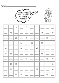 Math für Kinder - Arbeitsblatt 298