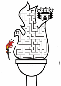 Druckbare Labyrinthe - Labyrinth 21