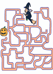 Einfache Labyrinthe für Kinder - Arbeitsblatt 112