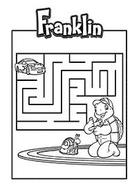 Einfache Labyrinthe für Kinder - Arbeitsblatt 42
