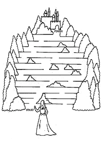 Einfache Labyrinthe für Kinder - Arbeitsblatt 63