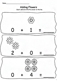 Einfache Addition für Kinder - Arbeitsblatt 58
