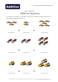 Einfache Math für Kinder - Arbeitsblatt 103