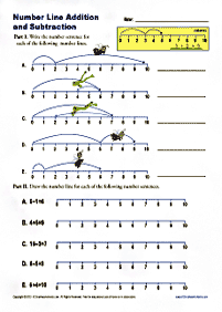 Einfache Math für Kinder - Arbeitsblatt 110