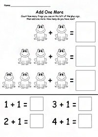 Einfache Math für Kinder - Arbeitsblatt 116