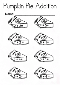 Einfache Math für Kinder - Arbeitsblatt 135