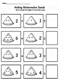 Einfache Math für Kinder - Arbeitsblatt 137