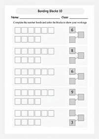 Einfache Math für Kinder - Arbeitsblatt 183