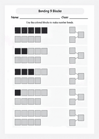 Einfache Math für Kinder - Arbeitsblatt 184