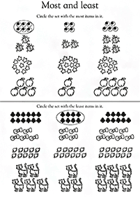 Einfache Math für Kinder - Arbeitsblatt 185