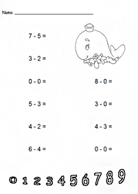 Einfache Math für Kinder - Arbeitsblatt 217
