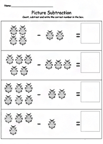 Einfache Math für Kinder - Arbeitsblatt 223