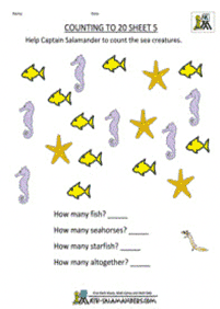 Einfache Math für Kinder - Arbeitsblatt 228