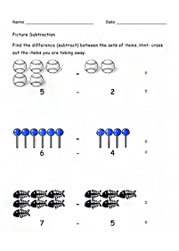 Einfache Math für Kinder - Arbeitsblatt 26