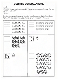 Einfache Math für Kinder - Arbeitsblatt 30