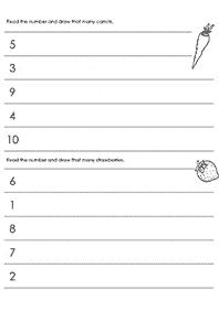 Einfache Math für Kinder - Arbeitsblatt 37