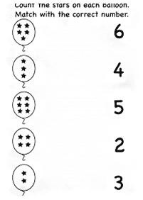 Einfache Math für Kinder - Arbeitsblatt 43