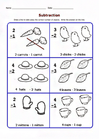 Einfache Math für Kinder - Arbeitsblatt 5
