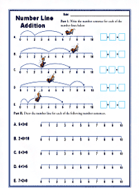 Einfache Math für Kinder - Arbeitsblatt 58
