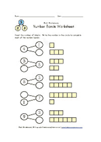 Einfache Math für Kinder - Arbeitsblatt 61