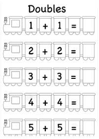 Einfache Math für Kinder - Arbeitsblatt 68