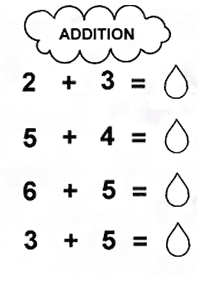 Einfache Math für Kinder - Arbeitsblatt 72