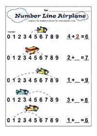 Einfache Math für Kinder - Arbeitsblatt 84