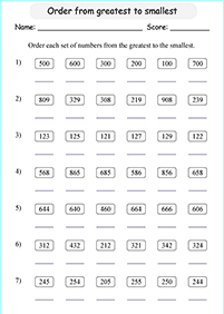 Math für Kinder - Arbeitsblatt 113