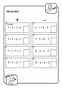 Math für Kinder - Arbeitsblatt 134